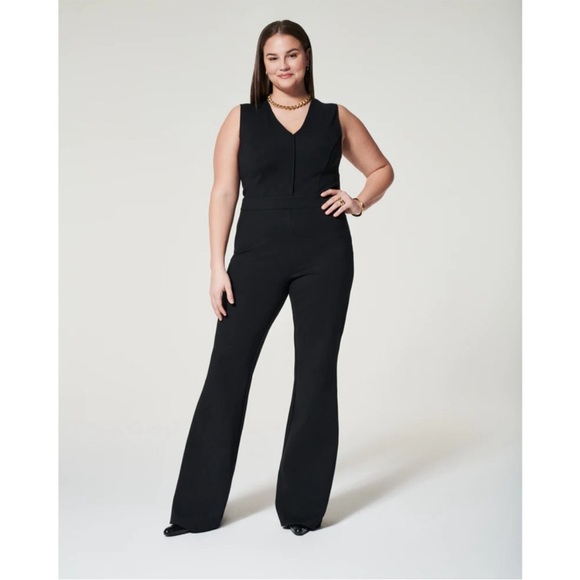SPANX The Perfect Sleeveless Jumpsuit Classic Black NWT 2xl - Picture 1 of 7